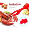 19 Pcs Seafood Tools Set, Crab Crackers And Tools Set, Include 4 Crab Crackers, 4 Shellfish/Seafood Forks, 4 Plastic Lobster Shellers, 4 Lobster Crab
