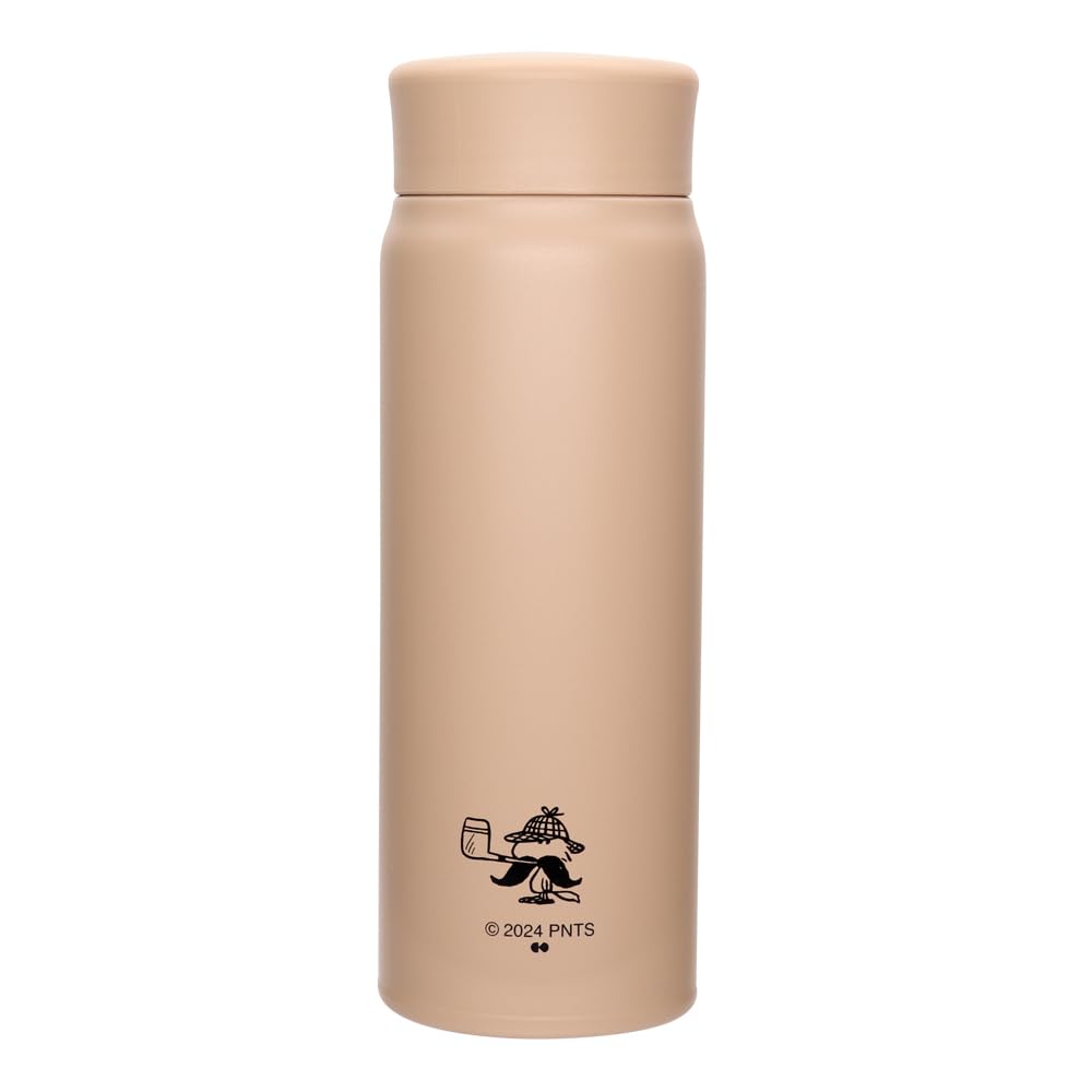 Onishi Ken Seihan PEANUTS Stainless Steel Bottle BEIGE Size Approx. 6.7 H19.4 PD-2913