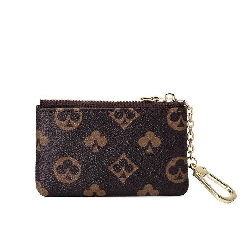 New Zipper Change Bag Women's Clutch Bag Mini Ultra-thin Short Small Wallet Key Bag Coin Bag
