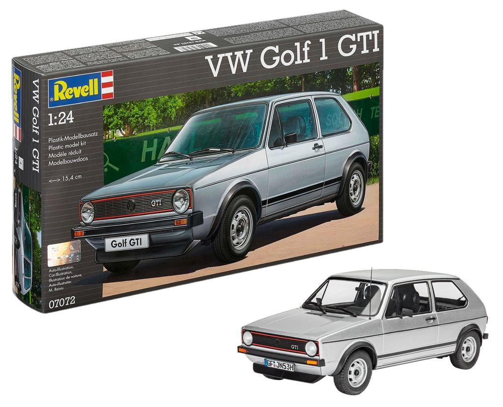 German Revell 1/24 VW Golf 1 GTI 07072 Plastic Model