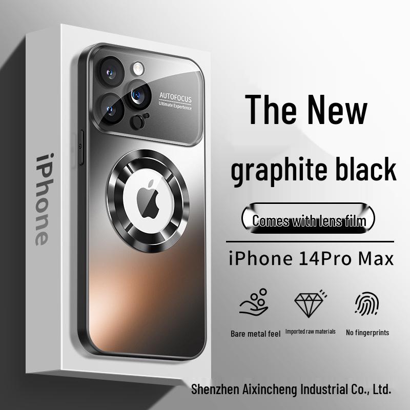 Apple 14 Pro Max MagSafe kompatibilní matné sklo pouzdro na iPhone 16