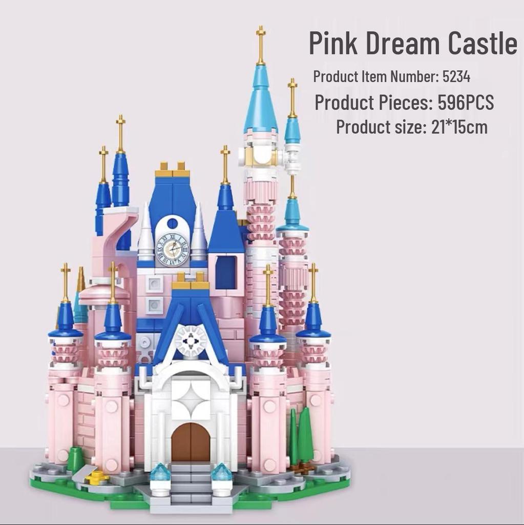 Ferris Wheel & Carousel Music Box: Building Block Toy Gift for Girls, Girlfriends, and Best Friends