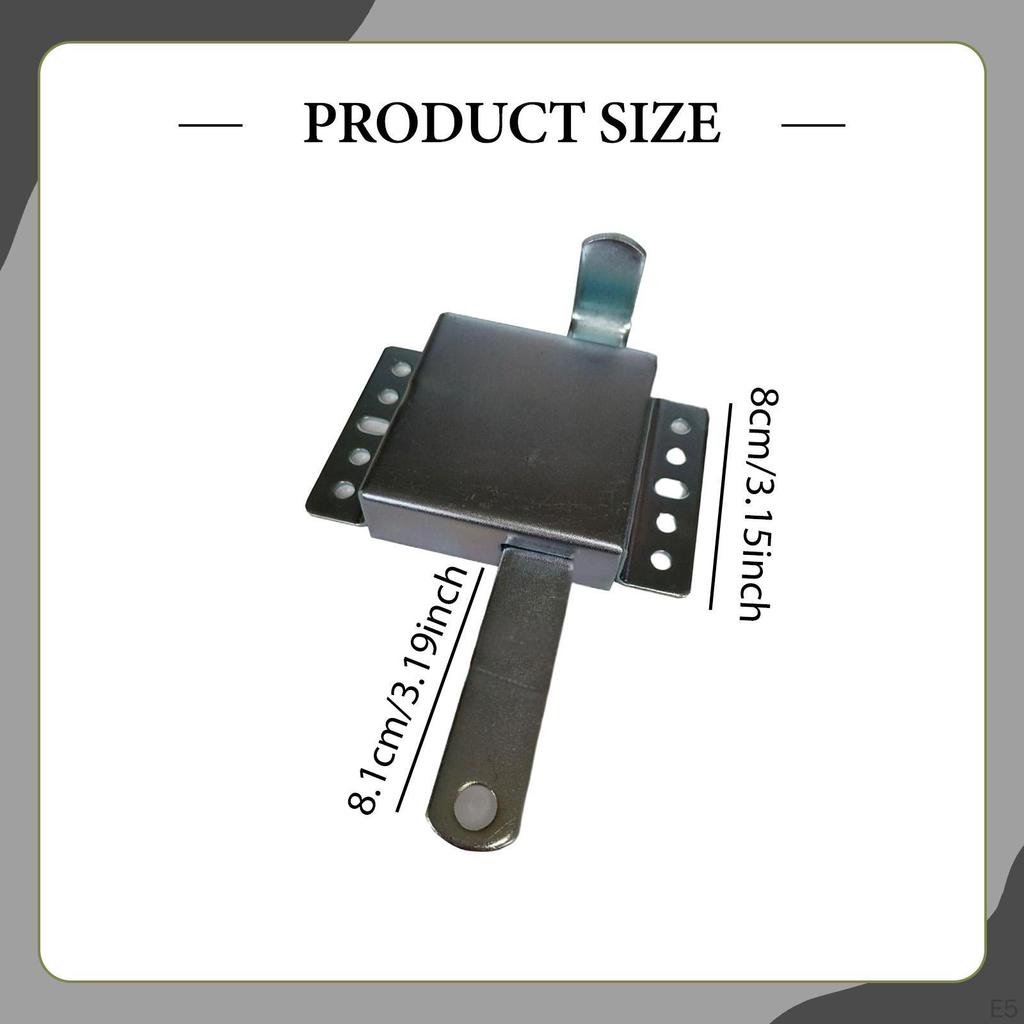 Garage Door Inside Deadlock Easy To Install High Strength Manual Sturdy Security Slide Latch Locking