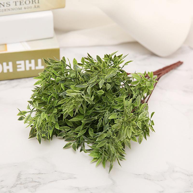 Simulated Green Plants Chili Grass Home Decor Living Room Flower Arrangement Props Garden Decoration Background Wall Materials