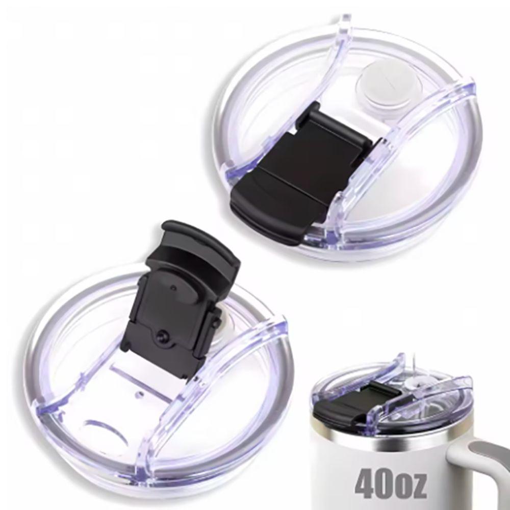 2Pcs Leak-proof Car Cup Lid Spill Proof Tumbler Cover Practical Tumbler Cup Cap  Bottle
