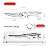Multi-Functional Kitchen Scissors for Chicken, Fish, and BBQ with Rebound Action