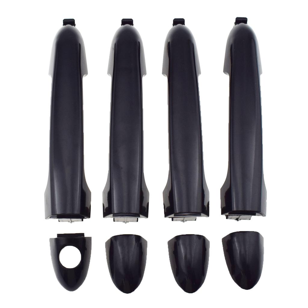 1/2/4 Pcs Black Front Rear Left Right Exterior Door Handle 82651-1W010 82652-1W010 82652-1W030 For Kia Rio 1.6L 2012-2017