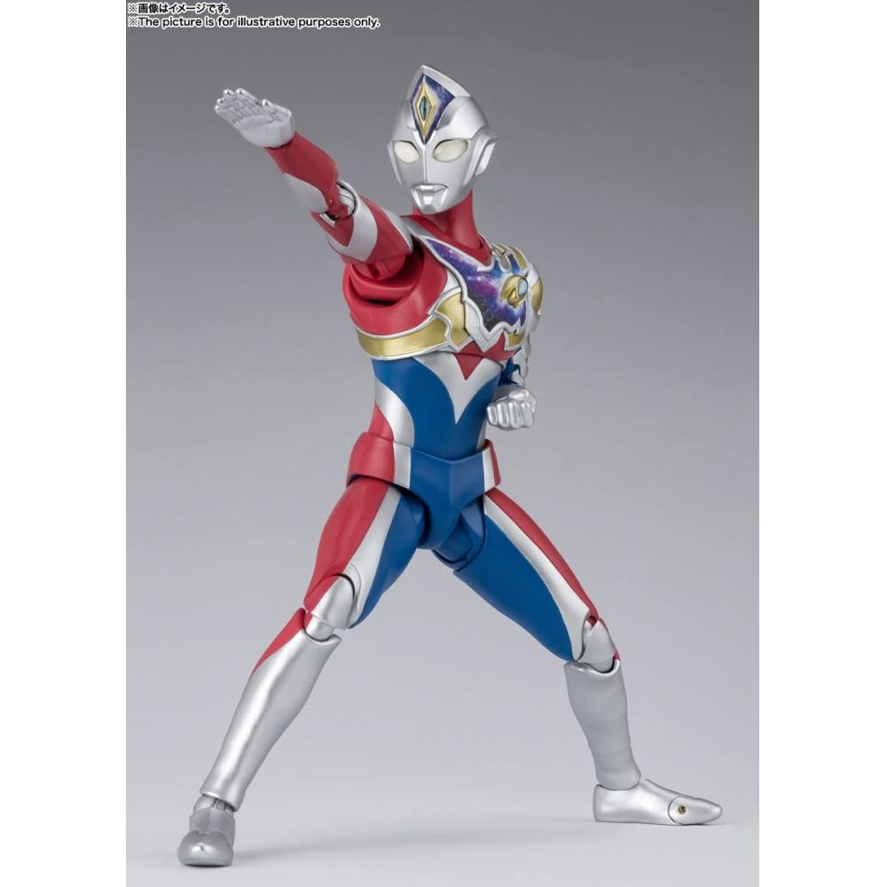SHFiguarts Ultraman Decker Flash Typ Ca.. 150 mm bewegliche Figur aus ABS und PVC, bemalt