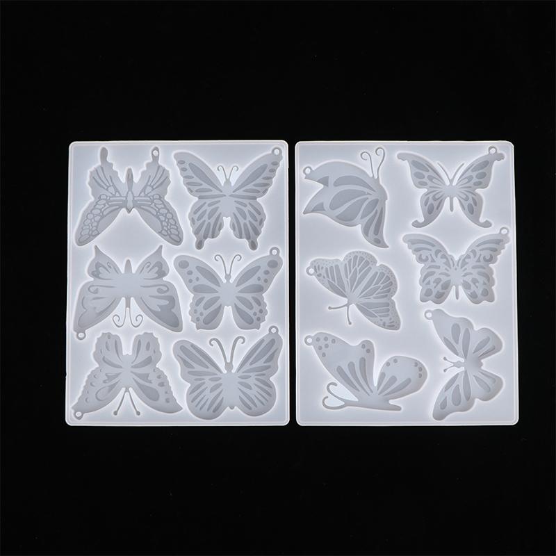 1Pc Butterfly Silicone Mold Diy Keyrings Eardrop Mold Jewelry Making Tools