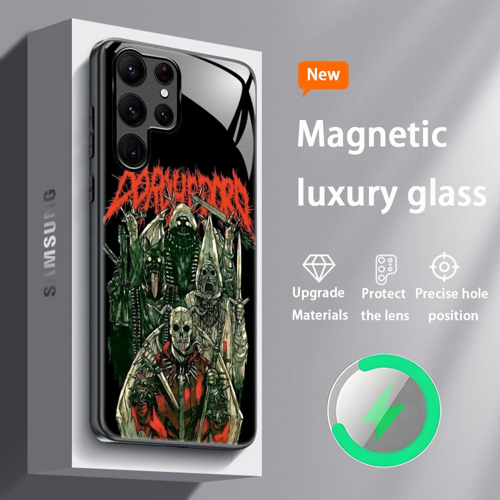 

Dorohedoro risu nikaido comics Phone Case For Samsung S25 S24 S23 S22 S21 S20 Plus Ultra Note20 Glass Magnetic Case Samsung S20