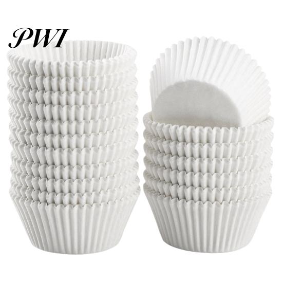 Greaseproof Muffin Paper Liners 200Pcs Cupcake Baking Cups Food Grade BPA Free Non-stick Oil-proof белый