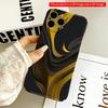 2DFlat Golden Waves Abstract Design Phone Case All Inclusive Film Hard iPhone Case, Compatible with iPhone 18 Pro Max 17 16 15 14 13 12 11