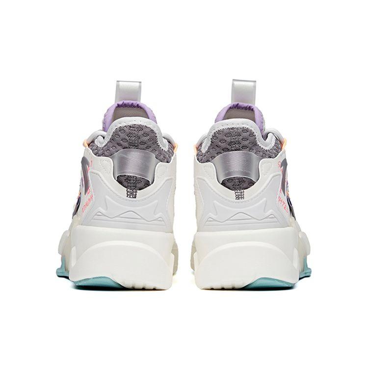 Anta Lifestyle Series Thompson G6 Low Top Sneakers Women Sneakers White Gray Pink 122128089-2