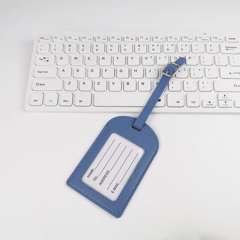 PU Leather Luggage ID Tag for Travel