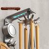 360 Degrees Rotatable Kitchen Hook Non Punching Spoon Hanging Rack  Bathroom