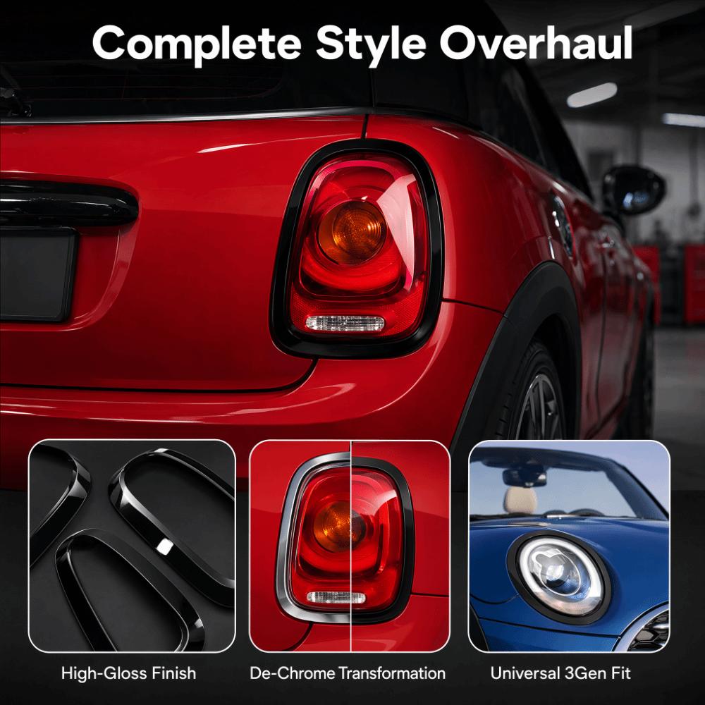 4PCS Glossy Balck Front Grille Trim Strip for F55/F56/F57/One Cooper S JCW 2014+