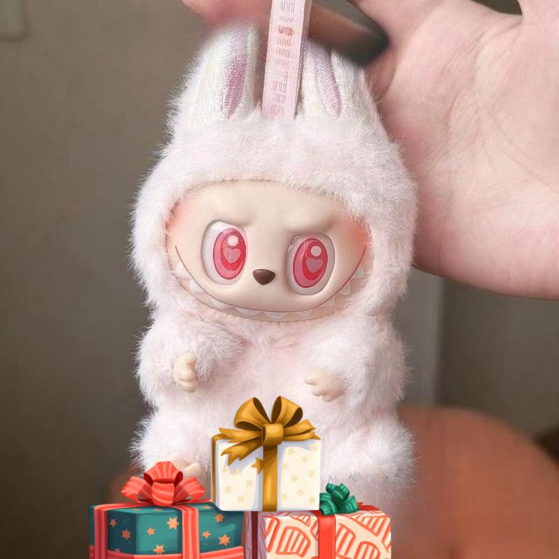 

Лабубу Рабуб Сердце Макарон Блайнд Бокс Сидящая Кукла Плюшевая Вечеринка Винил Прилив Игра