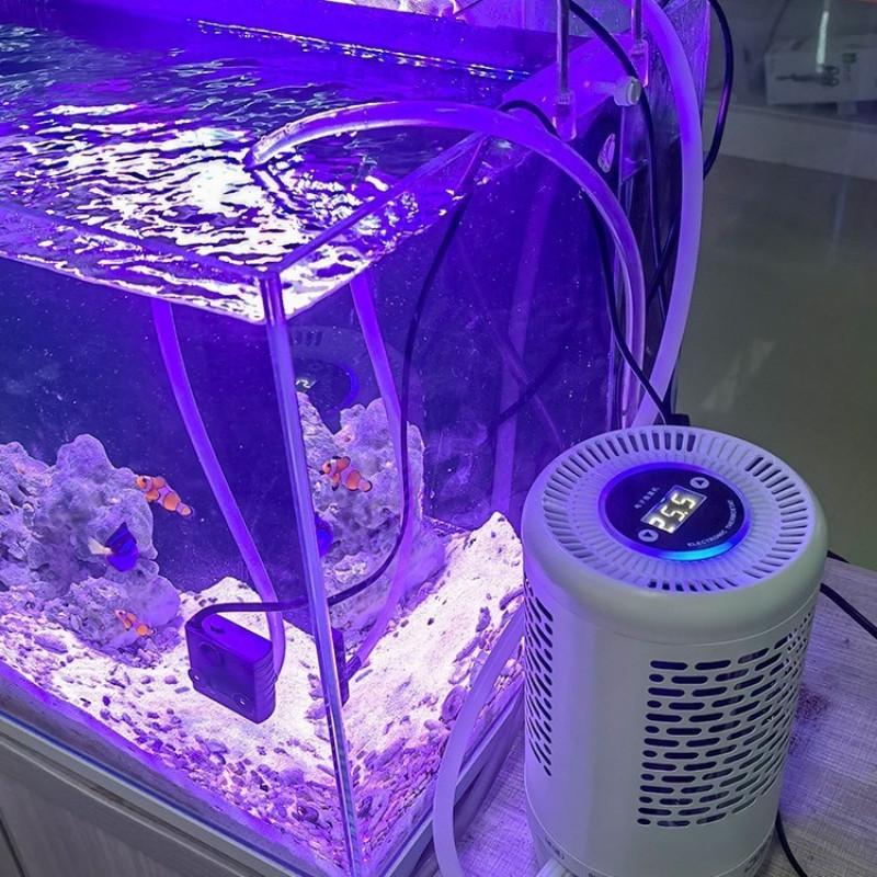 100W/120W Fish Tank Thermostatic Cooling And Heating Machine Aquariums Silent Electronic Cooler Fish Tank Small Water Chiller