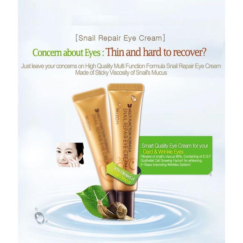 Mizon Snail Repair Eye Cream Tube 15ml