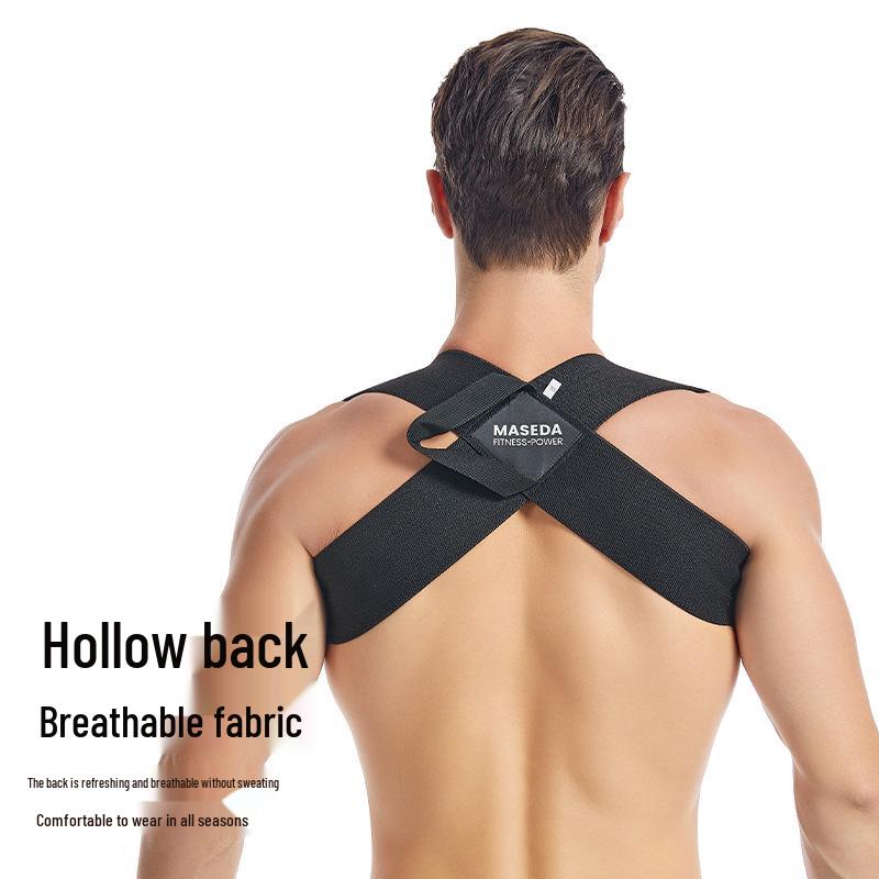 Douyin Unisex Posture Correction Belt - Shoulder and Back Support for Anti-Hunchback Fitness