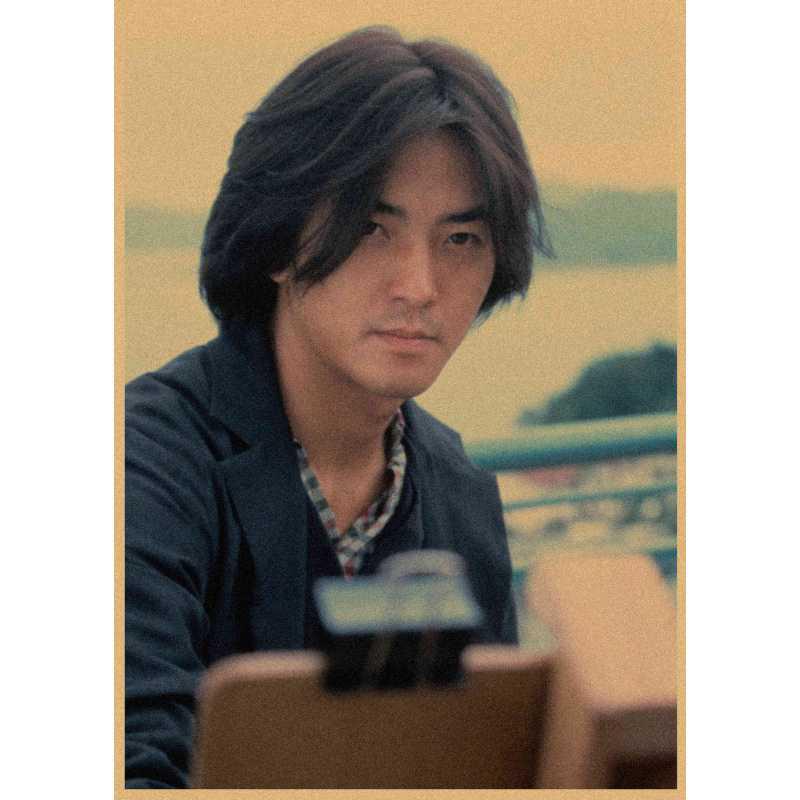 

Ekin Cheng Nostalgic Retro Photo Poster - Kraft Paper Wall Art Decoration Yellow Kraft Paper (No Glue) 30X42 cm