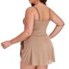 New Arrivals: Western-Style Plus-Size Swimwear — Women's One-Piece Swimsuit (Bikini Style) with Body-Flattering, Slimming Coverage