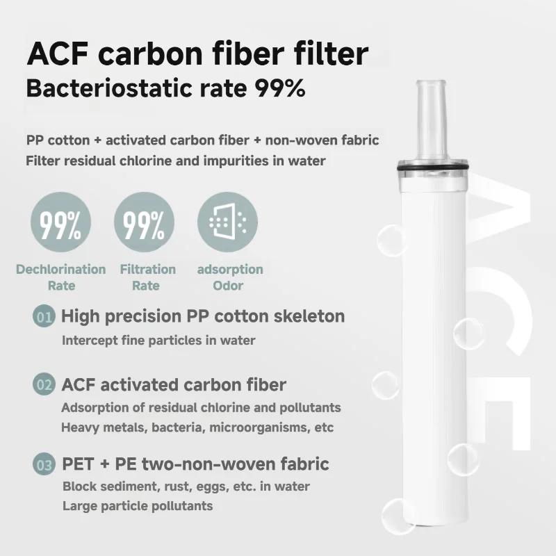 Filter Shower Head Pressure Purification Water Saving Handheld Bathroom Shower Nozzle Bath Showerhead Filtered Water