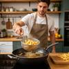 304 Stainless Fryer Basket with Fine Mesh, Oil Strainer and for Kitchen Deep Frying and Draining