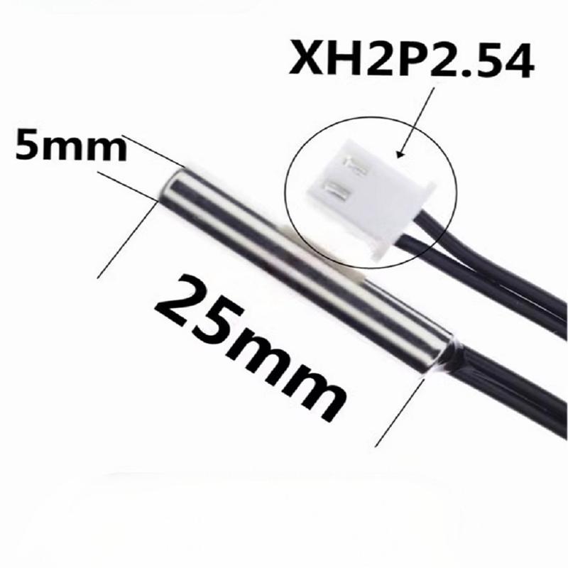 

Air Conditioning Temperature Sensor 5k10K15k20k25K50K100k150k200k Electric Water Heater Probe Solar Thermal Head Length20cm 200K