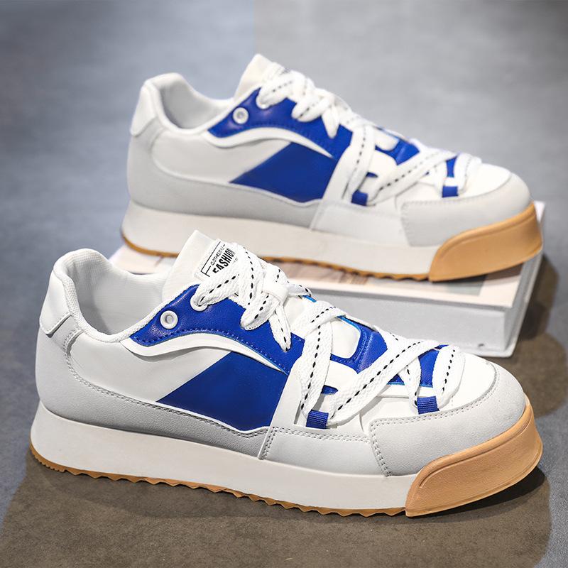 Forrest Gump Schuhe Herren vielseitig Frühling neu Low-Top Schnür-Board-Schuhe Herren höhenverstärkend Modetrend lässige Herrenschuhe