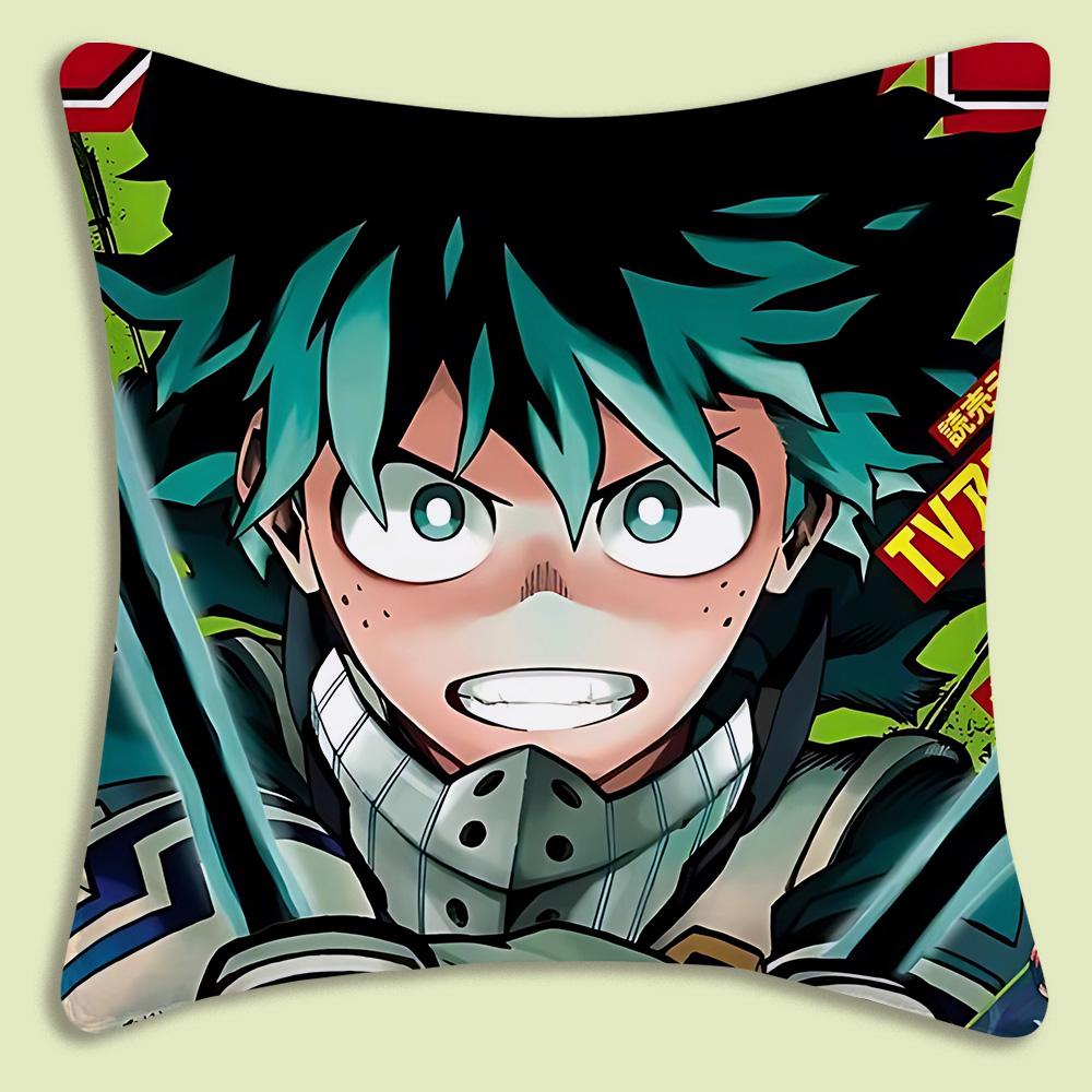 Anime Hunter x Hunter Pillow Covers Cartoon Sofa Decorative Home Doublesided Printing Short Plush Cute Cushion Cover