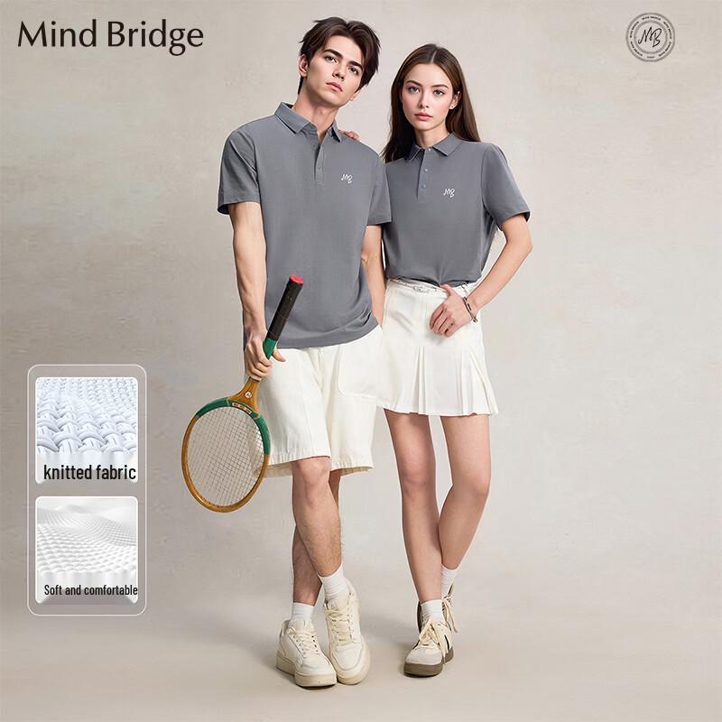 Mind Bridge Unisex Breathable Sport Polo Shirt L