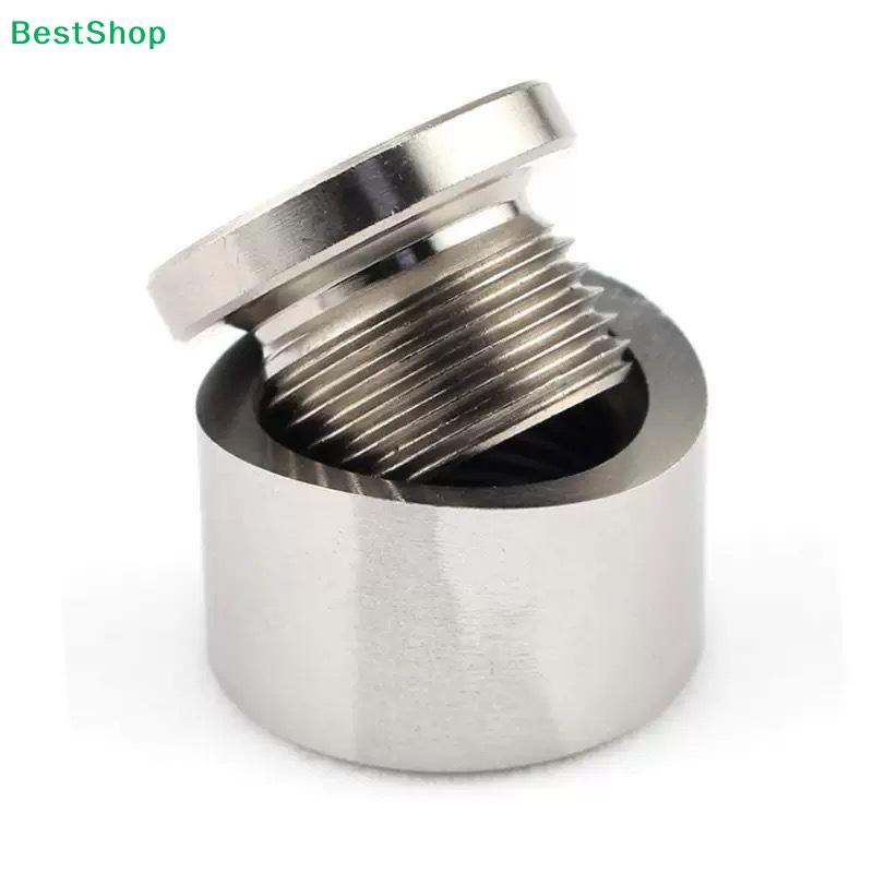 Stainless Steel O2 Sensor Bung Plug Kit-in Oxygen Sensor Nut with Threaded Plug for Exhaust Pipe Modification & Repair