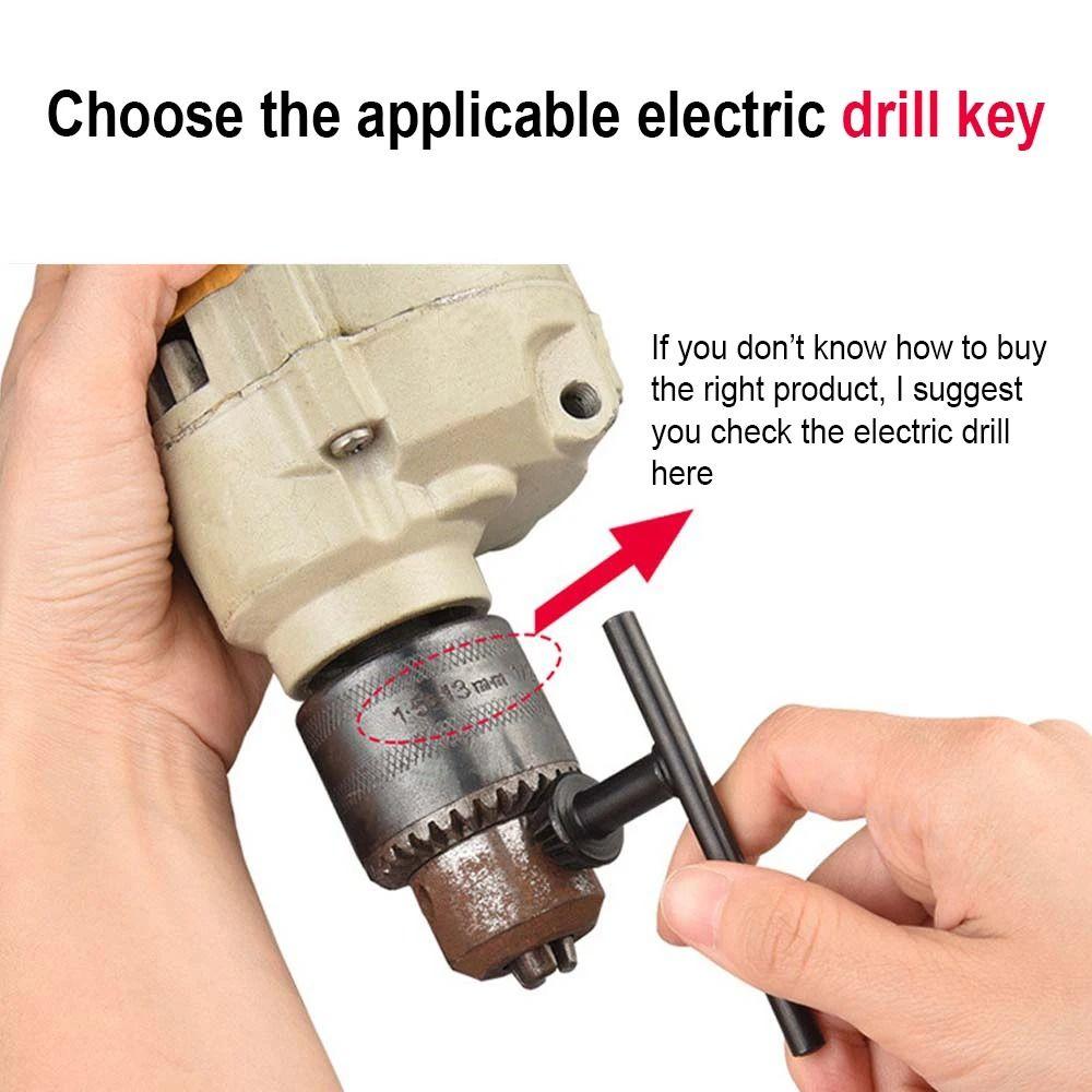 1Pcs 1.5-10mm 1.5-13mm 3-16mm Electric Hand Drill Wrench T-Shaped Drill Chuck Wrench Key Wrench