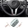 Car Emblem Steering Wheel Sticker Decoration Accessories For Mercedes Benz AMG Brabus Maybach W204 GLC CLA W205 W203 W206 W108 UYE6