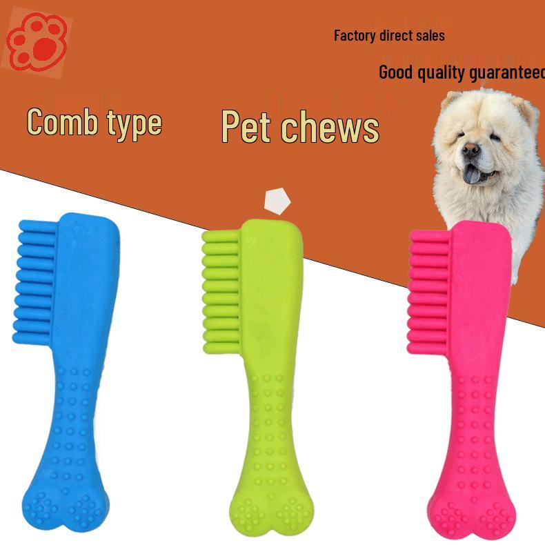 Bite-Resistant Chewy Stick Toy for Small Dogs & Puppies синий