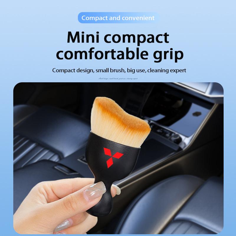 Car Interior Cleaning Soft Brush Tool Dust Remover For Mitsubishi Eclipse Lancer Outlander Pajero ASX Colt Space Delica Ralliart
