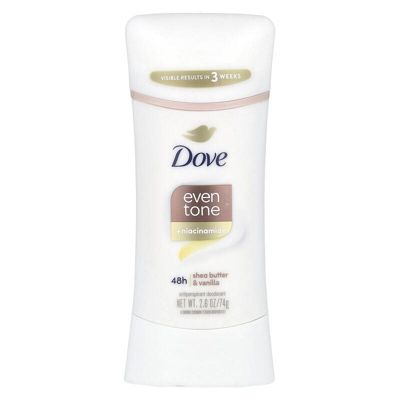 Dove (Toiletries) Jevn hudtone + Niacinamid, Antiperspirant Deodorant, Sheasmør & Vanilje, 73 g (74 g) sold by Joom