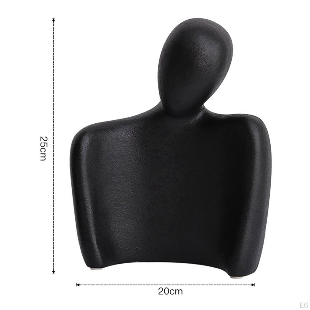 Abstract Character Ornament, Couples Sculptures Affectionate Embrace Statue for TV Stand