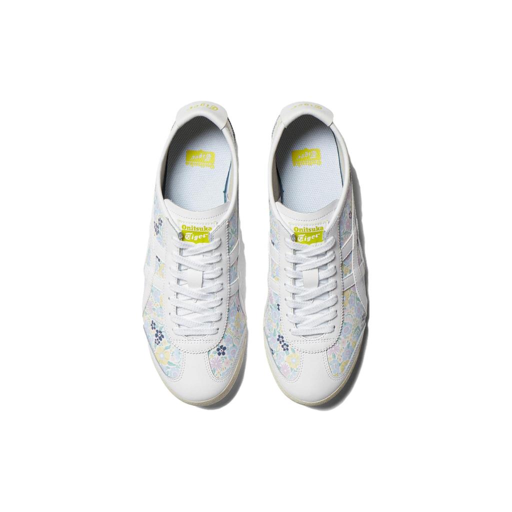 Onitsuka Tiger Mexico 66 White Blue Floral Unisex Sneakers 1183C152-100