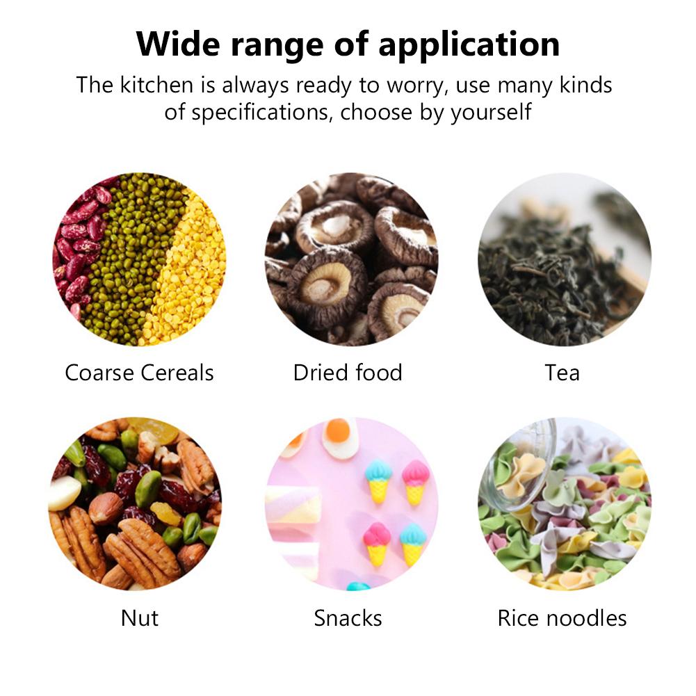 Vorratsglas für Lebensmittel, Holzdeckel, Glas, luftdichter Kanister, Vorratsflaschen für die Küche, Gläser, Lebensmittelbehälter, Körner, Körner, Bonbonglasbehälter