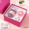 Summer Essentials Gift Set: Portable Fan & Silicone Straw Cup
