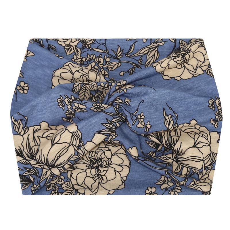 

Женская широкая эластичная повязка на голову в стиле афро: Повязка для волос для занятий йогой и бегом, впитывающая пот.