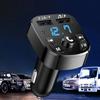 Car Bluetooth 5.0 FM Transmitter Car Radio Modulator MP3 Player with 22.5W USB Super Quick Charge Car Usb Charger Socket Socket