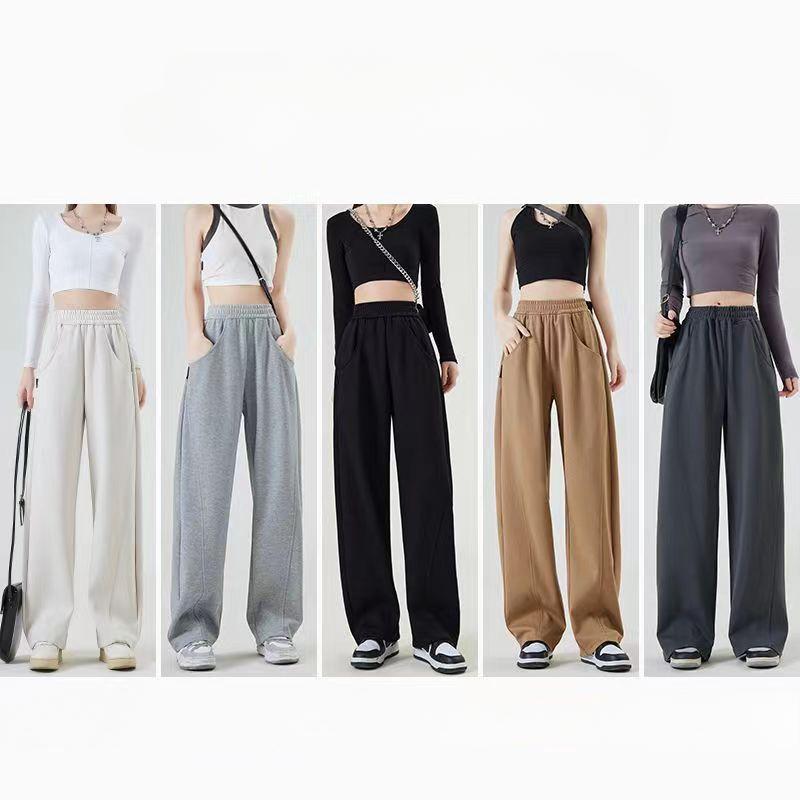 Sweatpants Women's Spring, Autumn and Winter High-street Ins Tide Sweatpants Banana Trousers Casual Loose Wide-legged Trousers