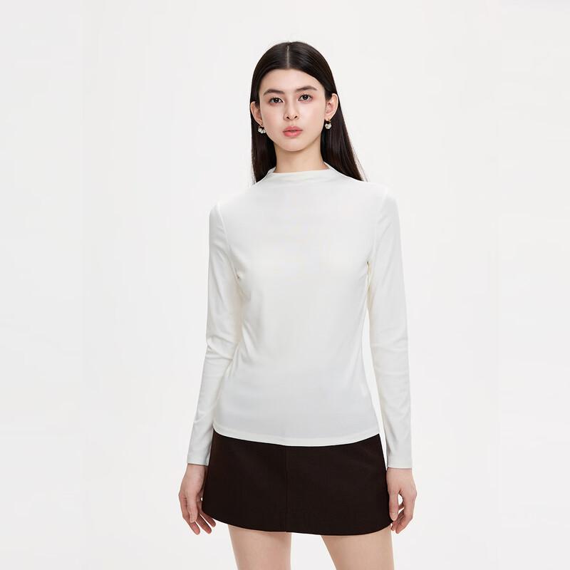 FivePlus Damen Slim Fit Rundhals Langarm T-Shirt