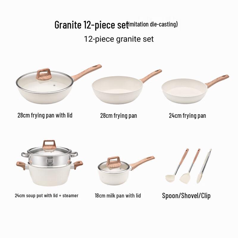 Yoshida Shokunin 12-Piece Non-Stick Cookware Set