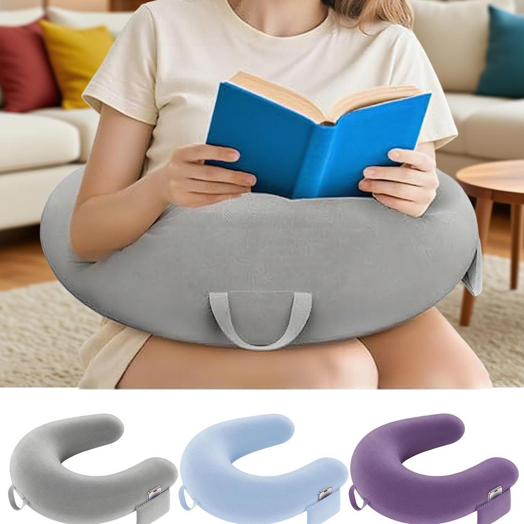 Reading Pillow For Bed Arm Support Pillow Portable Ergonomic Cushion Pad For Home Crafters Floor Book Lovers Crocheting Couch