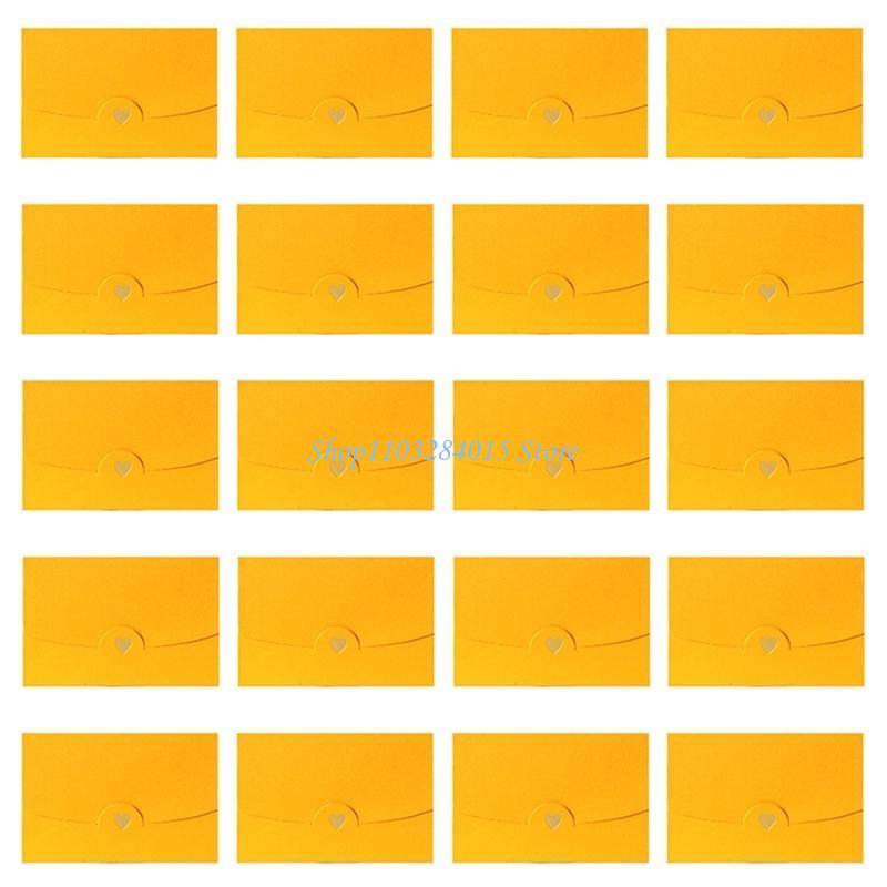 R6FF 20PCS Vintage Envelopes Cash Envelopes for Baby Shower Wedding Party Invitation