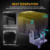 1000W Super Bright 3 Inch Dual Color LED Motorcycle Headlights Spotlights Auxiliary12V 24V Driving Lamp for 4x4 Car Auto SUV ATV